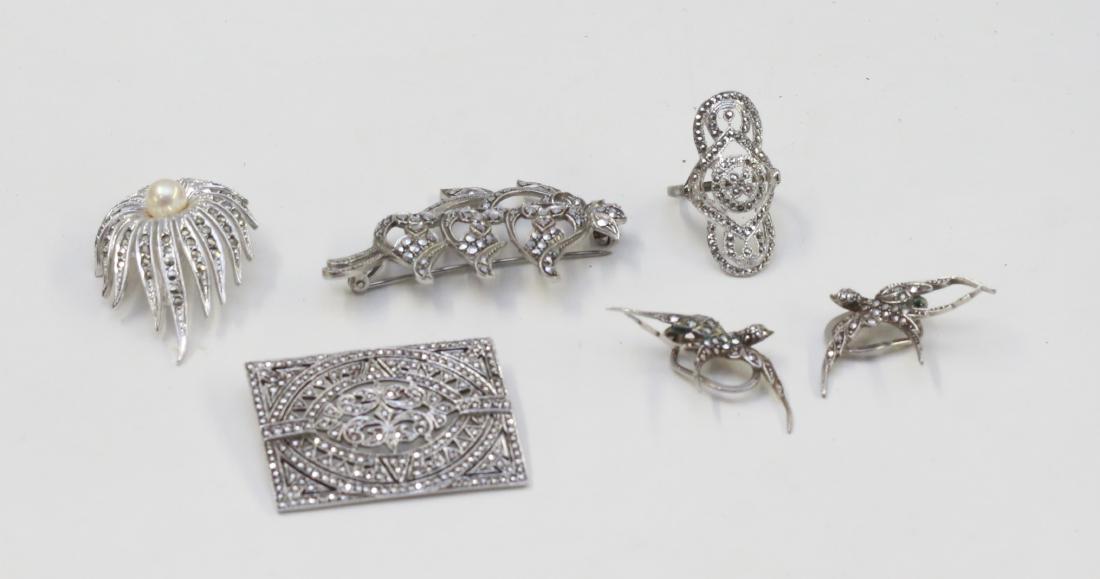 STERLING MARCASITE LOT (1 of 1)