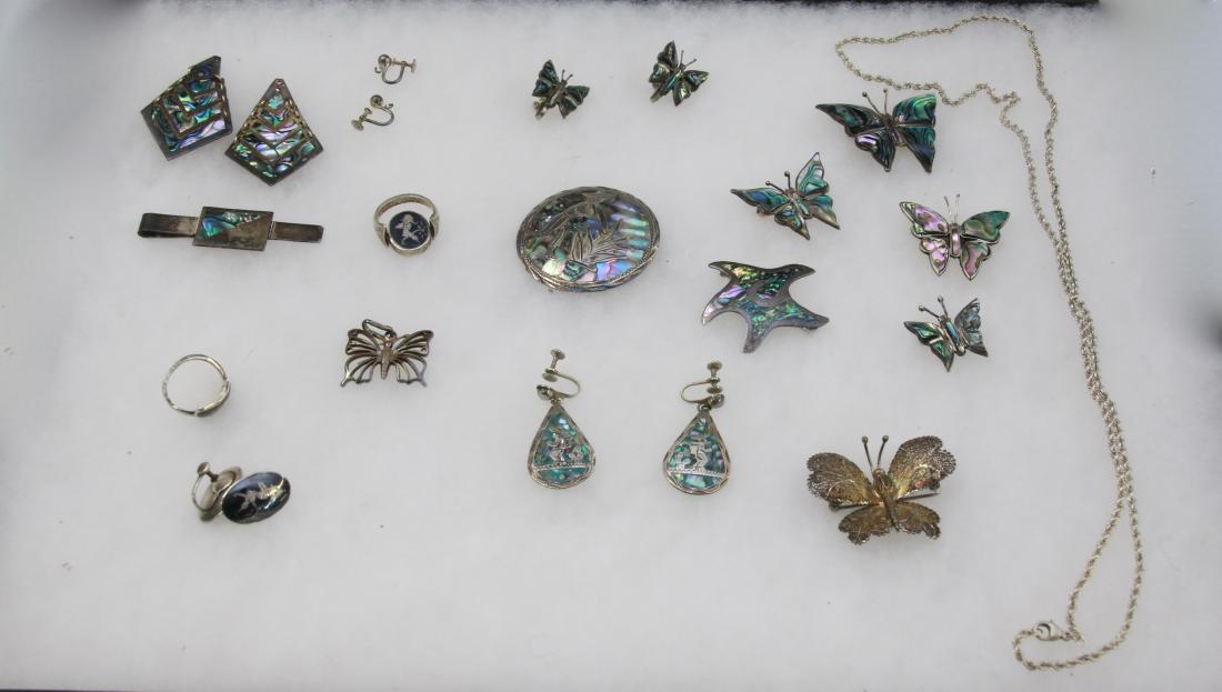 STERLING AND MEXICAN JEWELRY LOT (1 of 2)