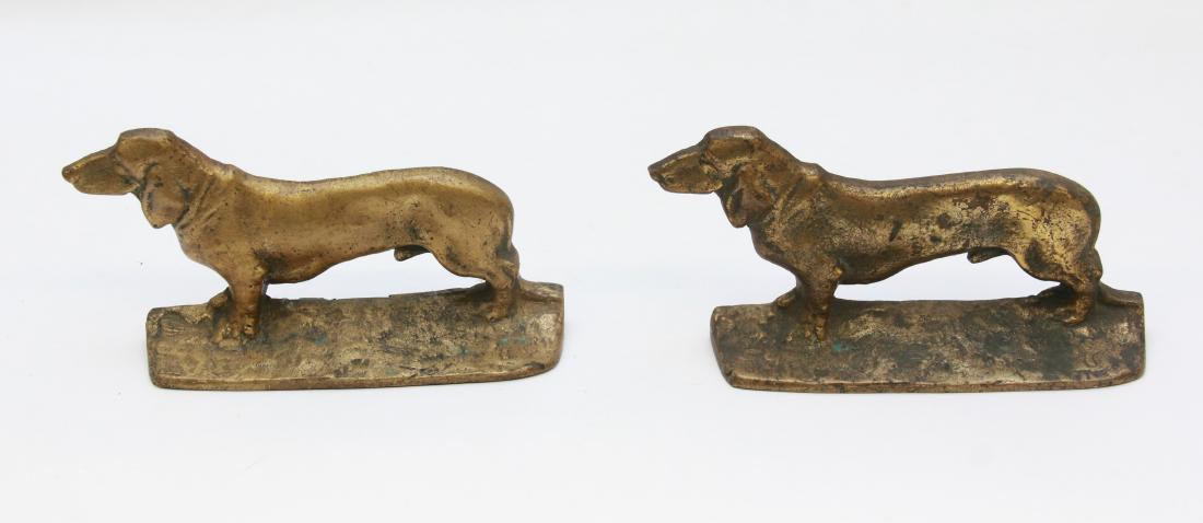 PR. OF BRASS BOOKENDS (1 of 2)