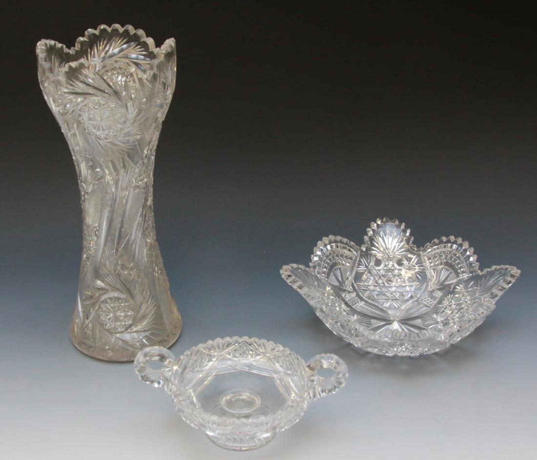 GROUP LOT OF CUT GLASS (1 of 2)