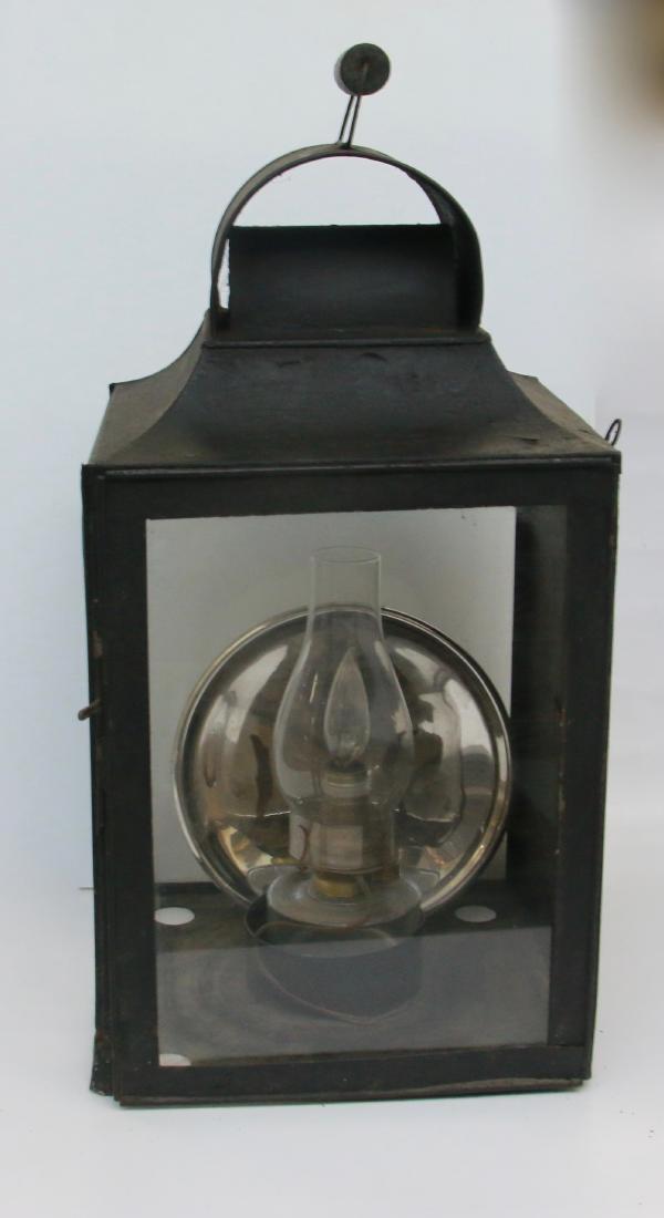 LARGE TIN - GLASS LANTERN (1 of 1)