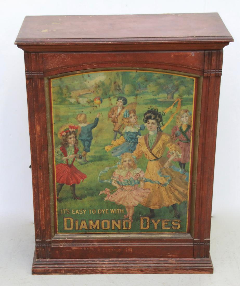 DIAMOND DYES ADV. DISPLAY CABINET (1 of 4)