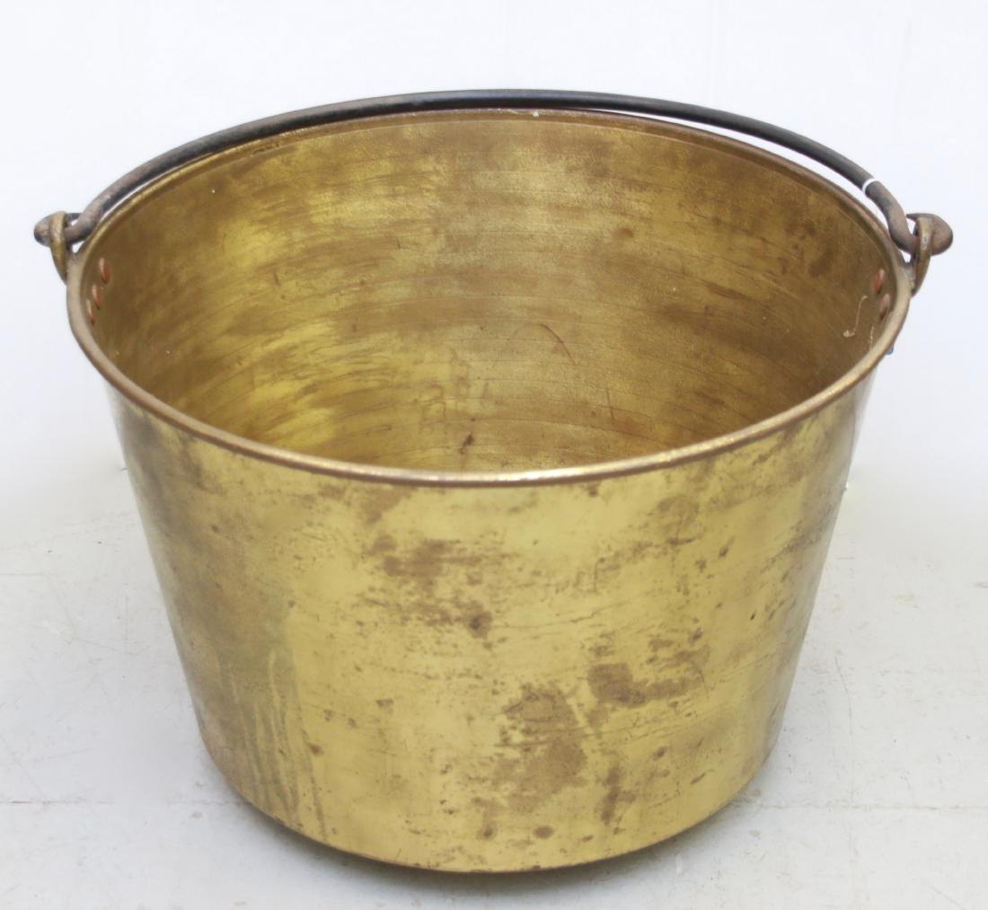 BRASS APPLE BUTTER KETTLE