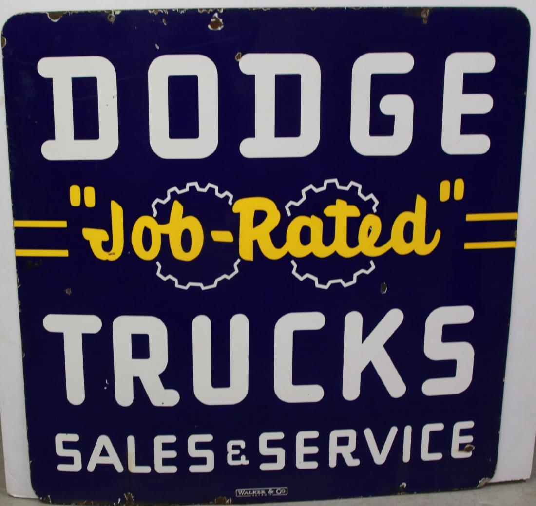 VINTAGE DODGE DEALERSHIP SIGN (1 of 2)