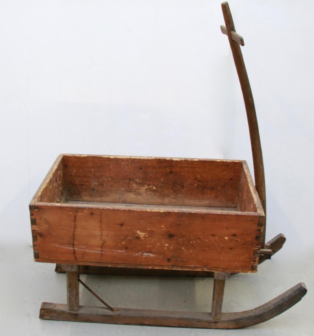 EARLY WOODEN SLED (1 of 2)