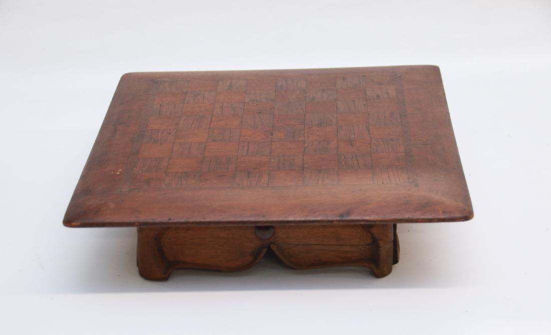 INLAID WOODEN GAME BOARD (1 of 3)