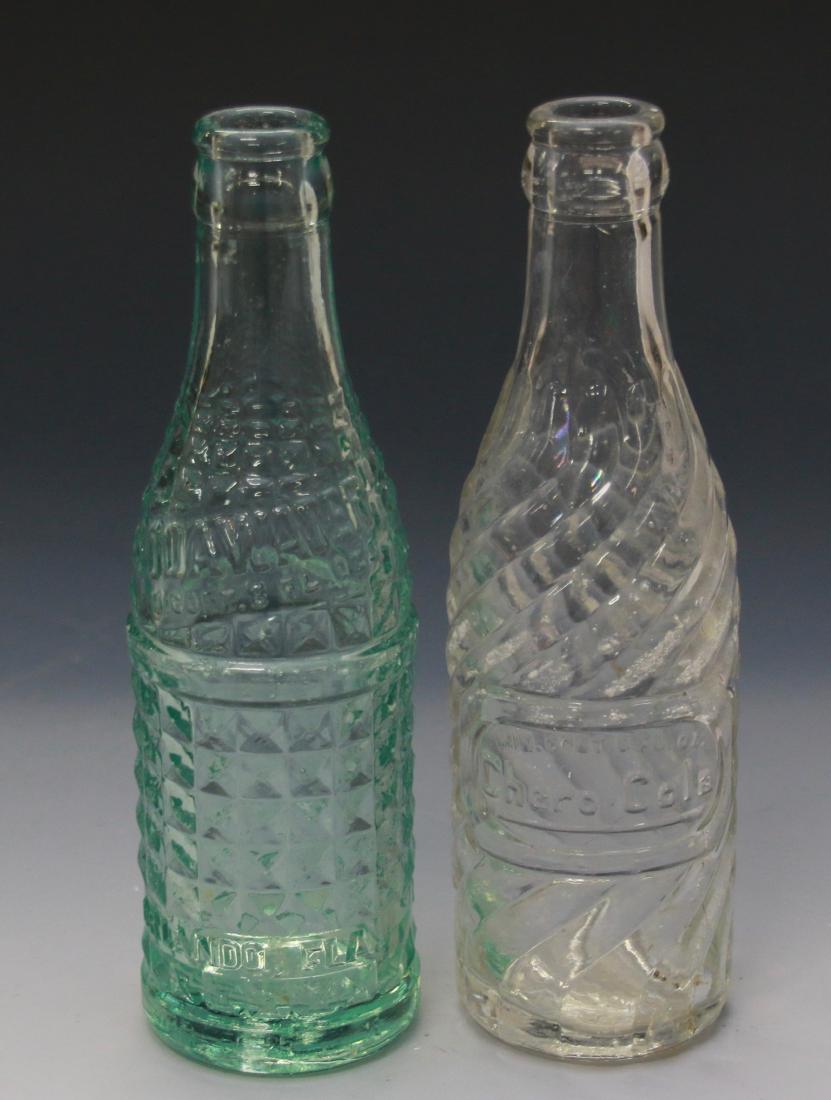 PR. OF STRAIGHT SIDED COCA COLA BOTTLES: CLEAR ONE MARKED "SPRING VAIL, MAINE" - OTHER MARKED "COCA COLA FALL RIVER, MASS" Dimensions: 8 1/2" AND 8 3/4"
