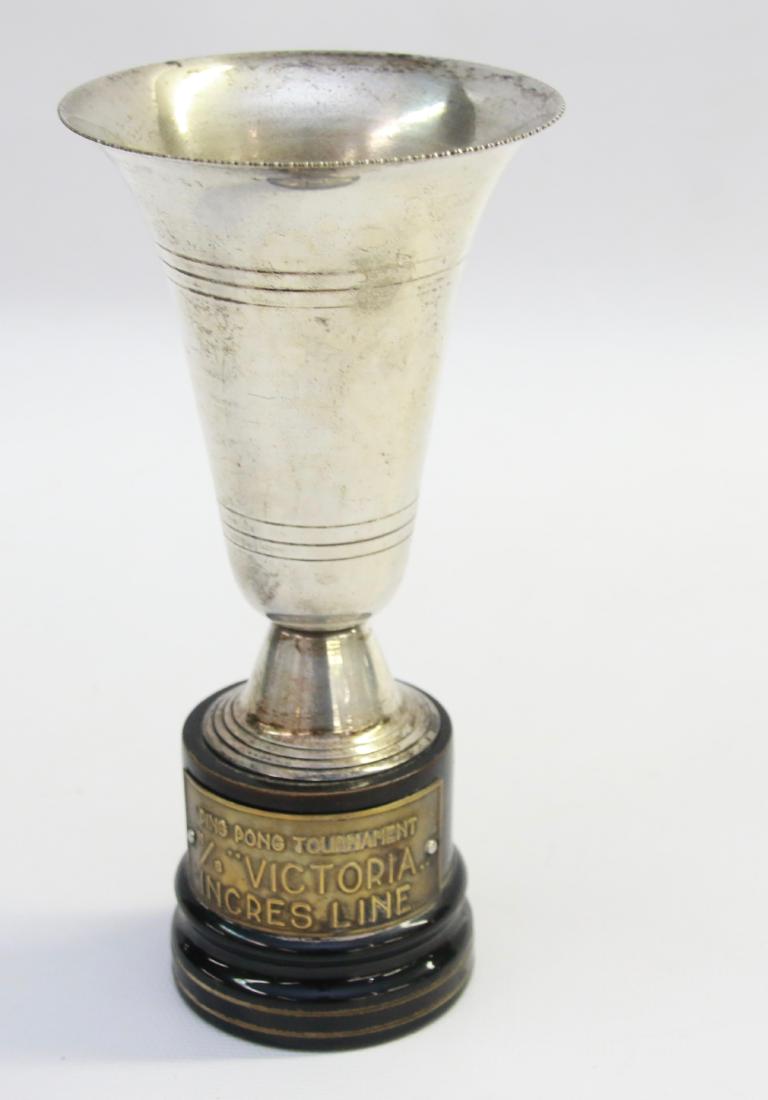 VINTAGE TROPHY: PING PONG TOURNAMENT - FROM THE "M/S VICTORIA INCRESS LINE"