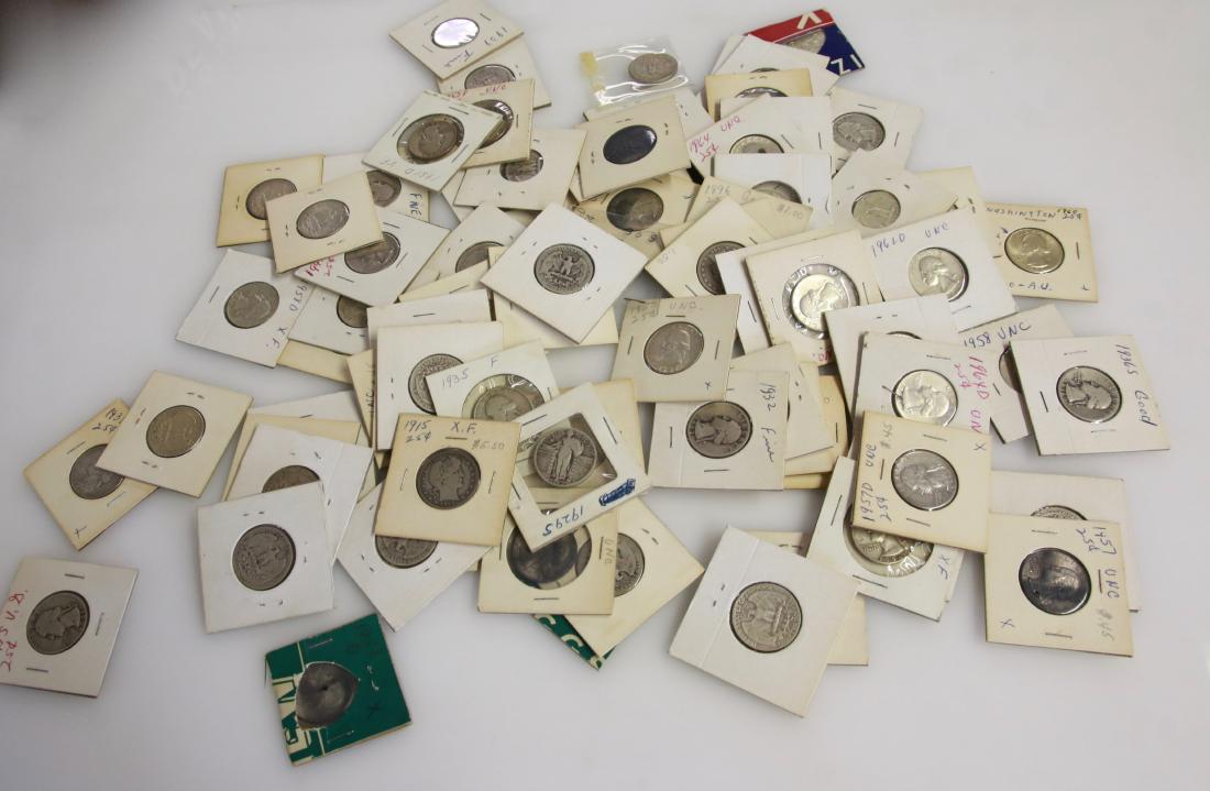 LOT OF SILVER QUARTERS (1 of 4)