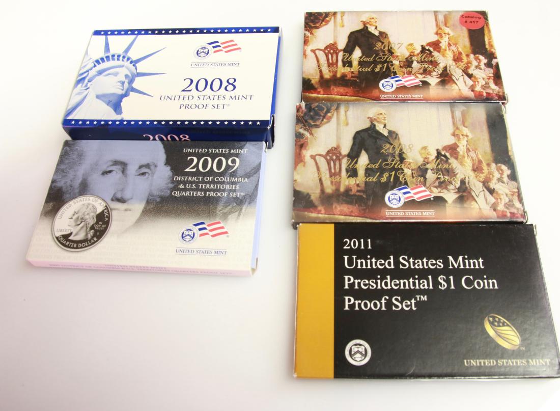 U.S. MINT PROOF AND DOLLAR SETS (1 of 1)