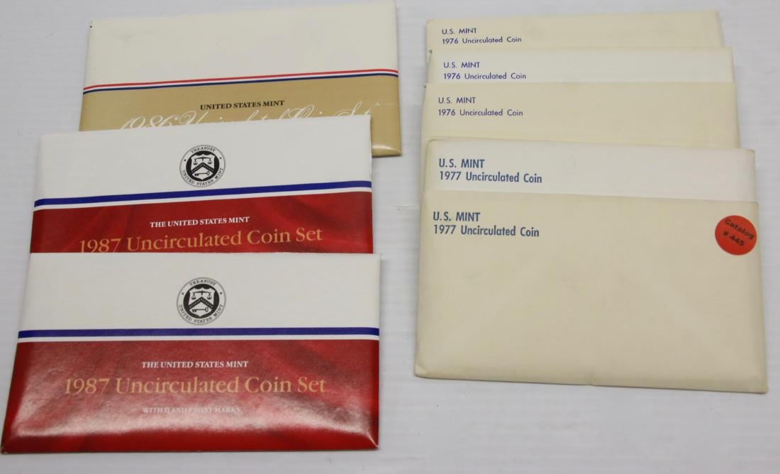 U.S. MINT UNCIRCULATED COIN SETS (1 of 1)