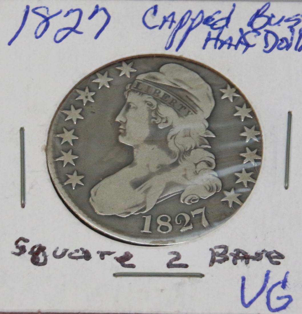 1827 CAPPED BUST HALF (1 of 2)