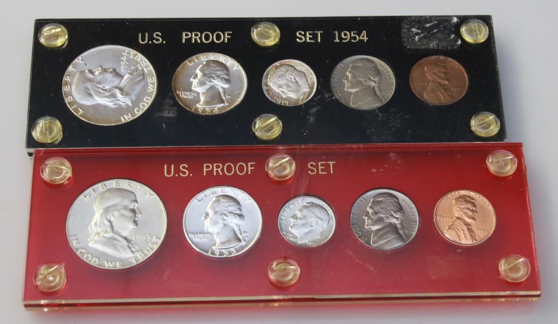 1953 AND 1954 PROOF SETS (1 of 2)