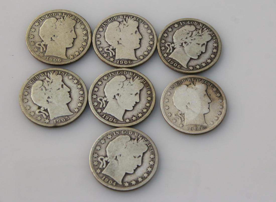 BARBER HALF DOLLAR LOT (1 of 2)