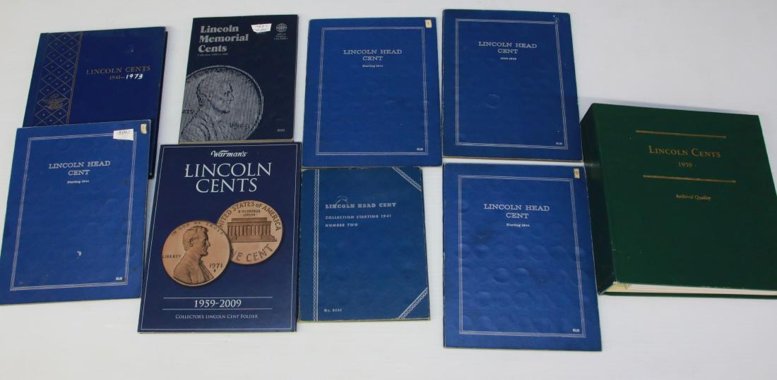 LOT OF LINCOLN CENT BOOKS (1 of 13)