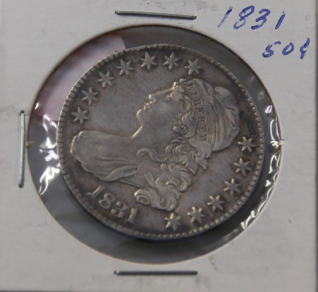 1831 BUST HALF DOLLAR (1 of 2)