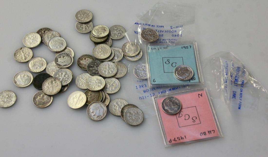 ROOSEVELT  SILVER DIME LOT (1 of 3)
