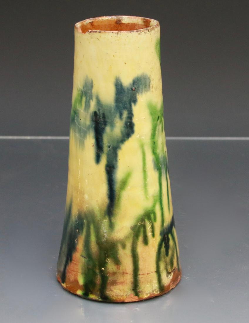 SLIP DECORATED REDWARE VASE (1 of 3)