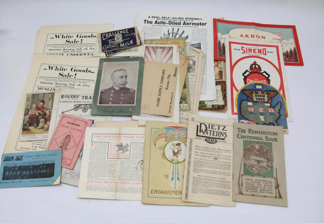 GROUP LOT OF EARLY PAPER GOODS (1 of 6)