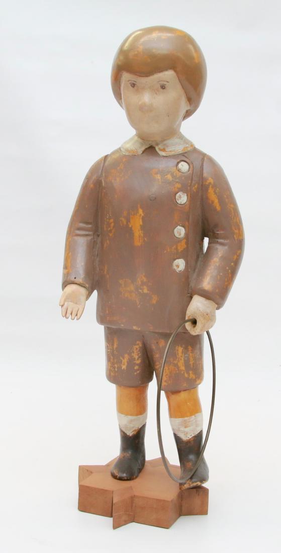 CARVED WOODEN STORE FIGURE (1 of 5)