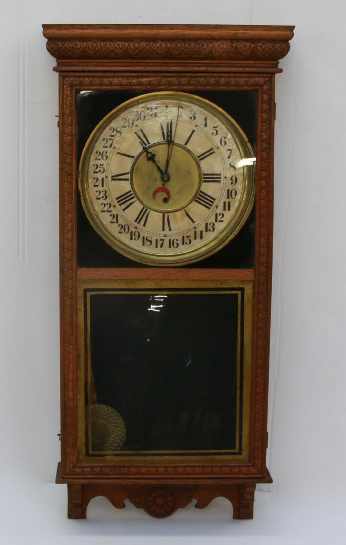 OAK WALL CLOCK (1 of 4)