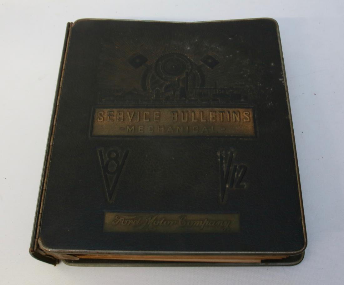 FORD MOTOR CO. SERVICE BULLETIN: FROM DECEMBER 1940 Dimensions:10 1/2" X 11 1/2"