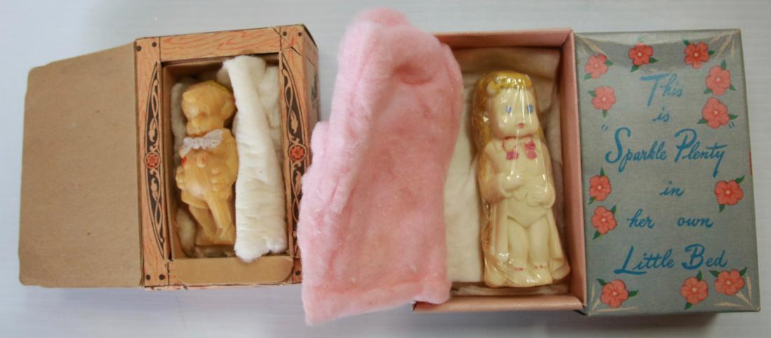 PR. OF BOXED SOAPS: WALT DISNEY'S PINOCCHIO IN ORIGINAL BOX, BY; LIGHTFOOT SCHULTZ CO. - SPARKLE PLENTY SOAP BY; LIGHTFOOT, NEW YORK IN ORIGINAL BOX Size:5" X 3 1/2" - 5 1/2" X 3 3/8"