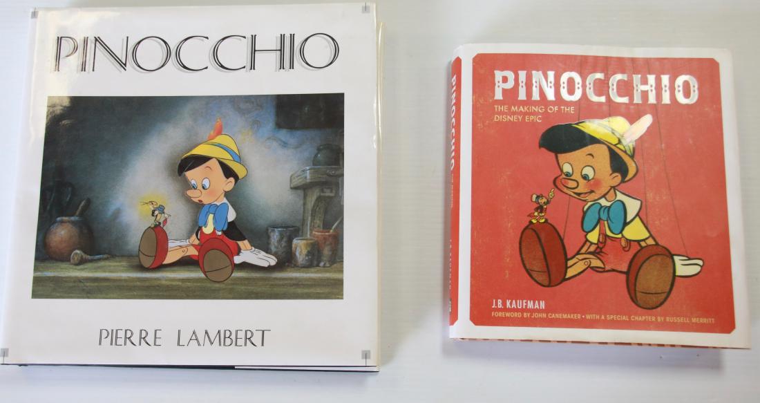 PR. OF PINOCCHIO BOOKS: "PINOCCHIO THE MAKING OF THE DISNEY EPIC" J.B. KAUFMAN - "PINOCCHIO" COPYRIGHT 1997, DISNEY ENTERPRISES, BY; PIERRE LAMBERT WITH ORIGINAL DUST JACKET