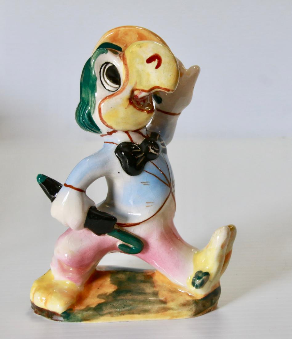 RARE JOSE CARIOCA PORCELAIN FIGURER: FROM DISNEY'S "THREE CABALLEROS" FROM MEXICO Size:7 1/4"