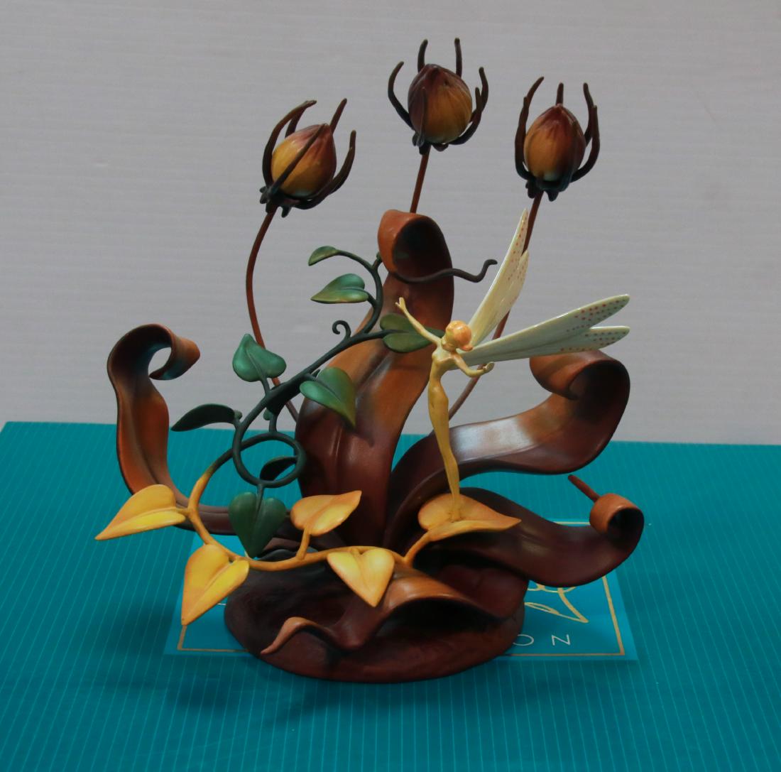 WALT DISNEY FIGURINE: FROM THE CLASSIC'S COLLECTION - "AUTUMN FAIRY" FROM FANTASIA #732 OF 5000 - WITH C.O.A. IN ORIGINAL BOX SIZE:7" X 7"