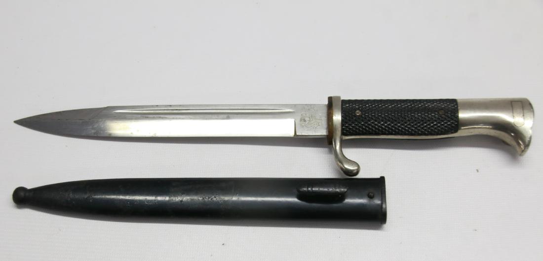 GERMAN WWII EICKHORN DRESS BAYONET: GOOD OVERALL CONDITION - 13 3/4" L