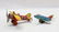 PAIR OF TIN LITHO CHILDS TOY