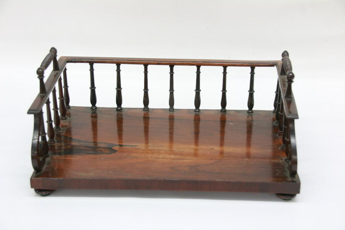 REGENCY DESKTOP CANTERBURY: MAHOGANY