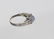PLATINUM AND DIAMOND LADIES RING - 3