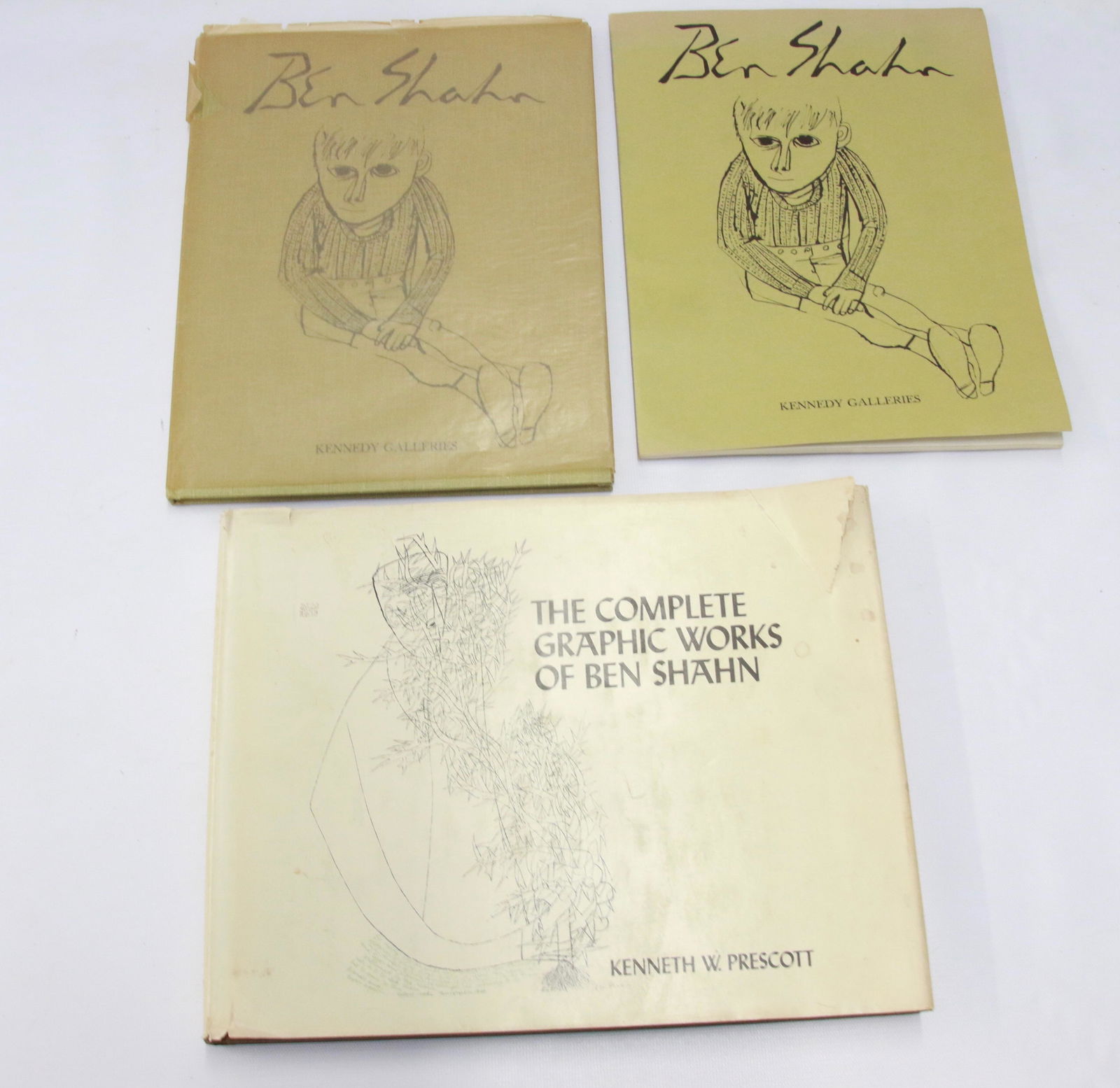 REFERENCE BOOK LOT: BEN SHAHN - (3) REFERENCE BOOKS