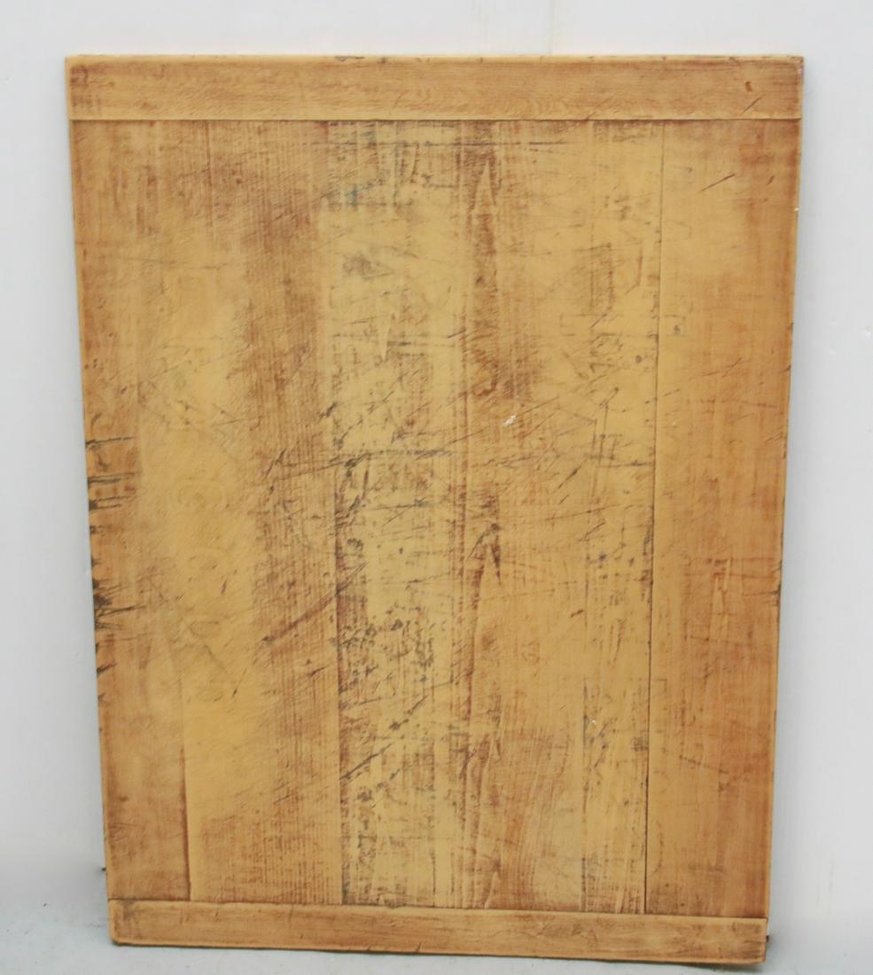WOODEN DRAFTING BOARD: MARKED ON END Size: 23" X 31"