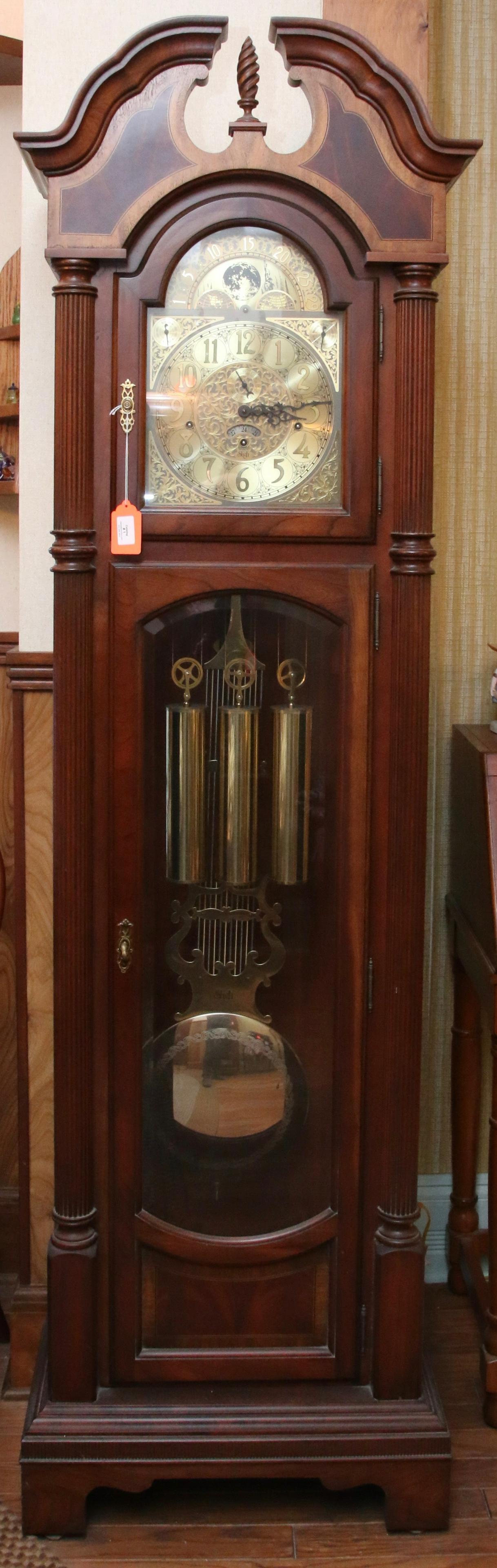 SLIGH GRANDFATHER'S CLOCK (1 of 4)