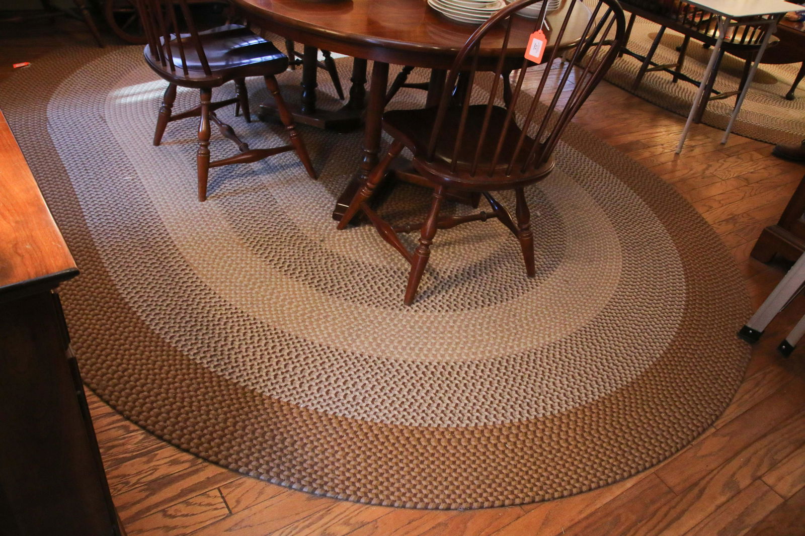 BRAIDED OVAL RUG (1 of 2)