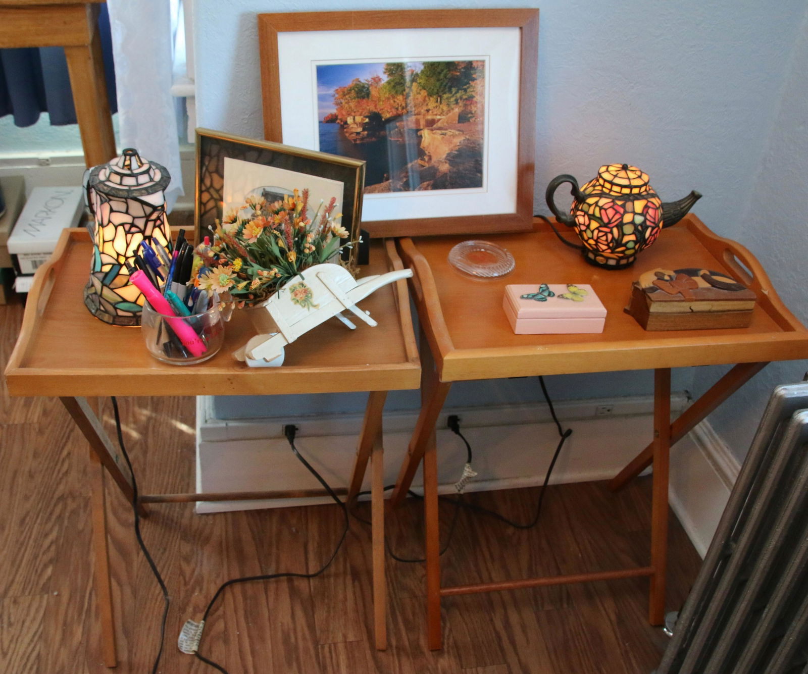 TV TRAYS AND CONTENTS (1 of 1)