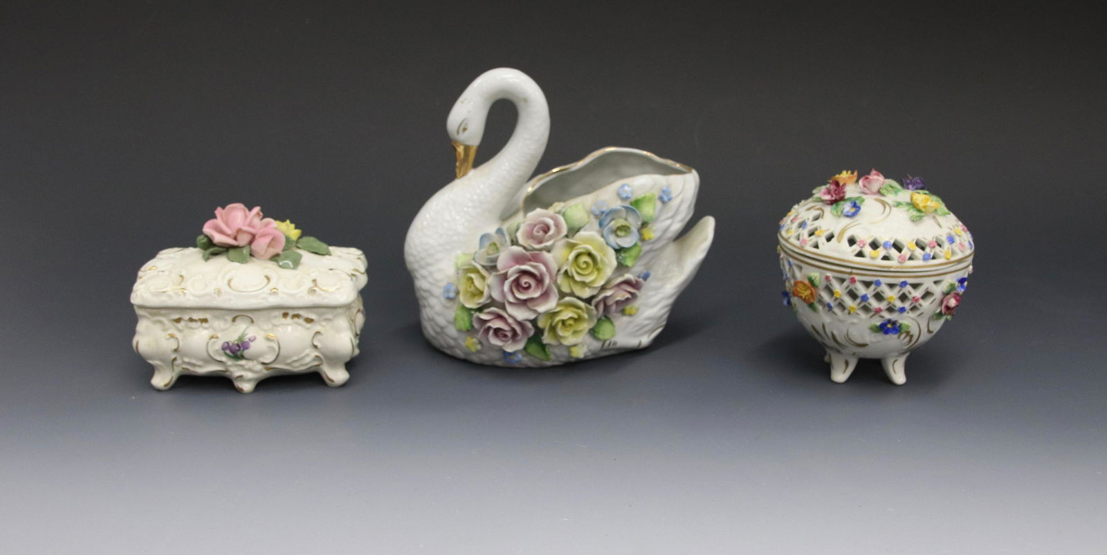 GERMAN PORCELAIN GROUP (1 of 3)