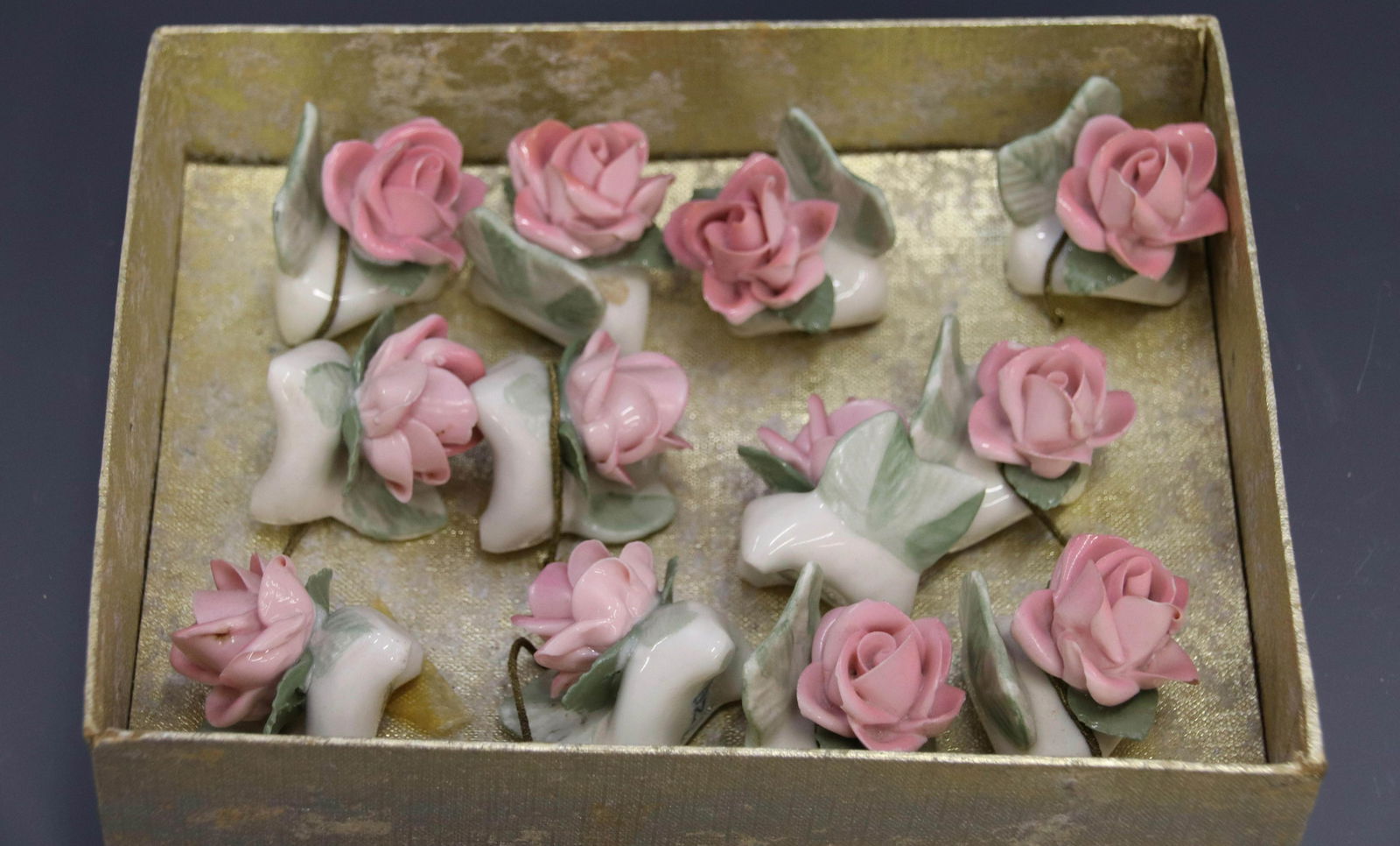 DRESDEN PLACE CARD HOLDERS: 12 PLACE CARD HOLDERS 1" X 1.25"