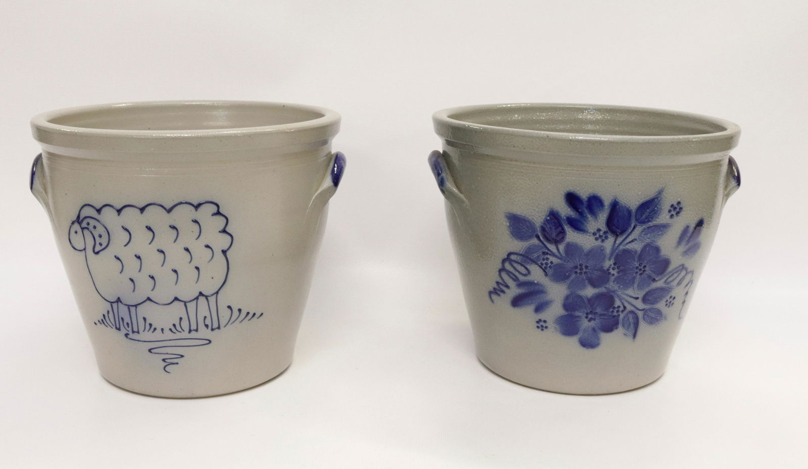 PAIR OF DAVID ELDRETH CROCKS (1 of 3)