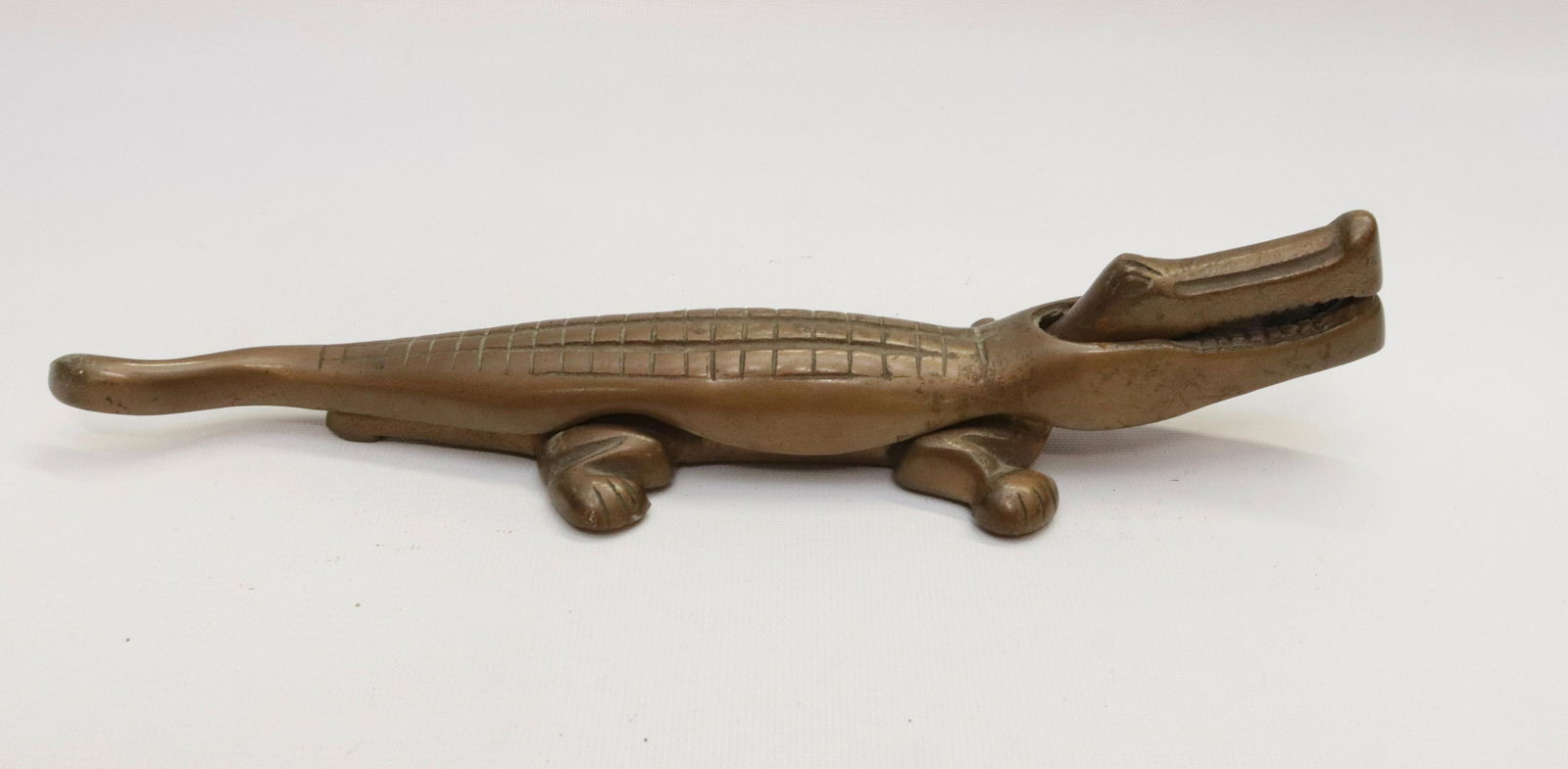CAST BRASS ALLIGATOR NUTCRACKER (1 of 3)