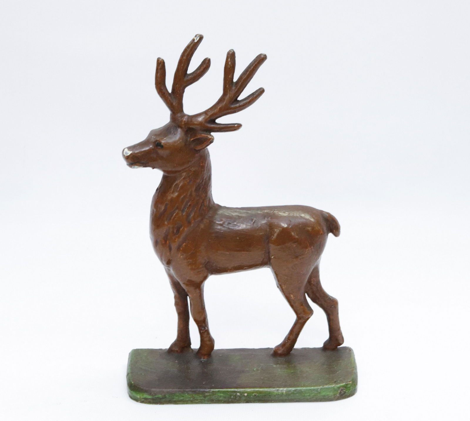 ANTIQUE CAST IRON DEER DOOR STOP (1 of 3)