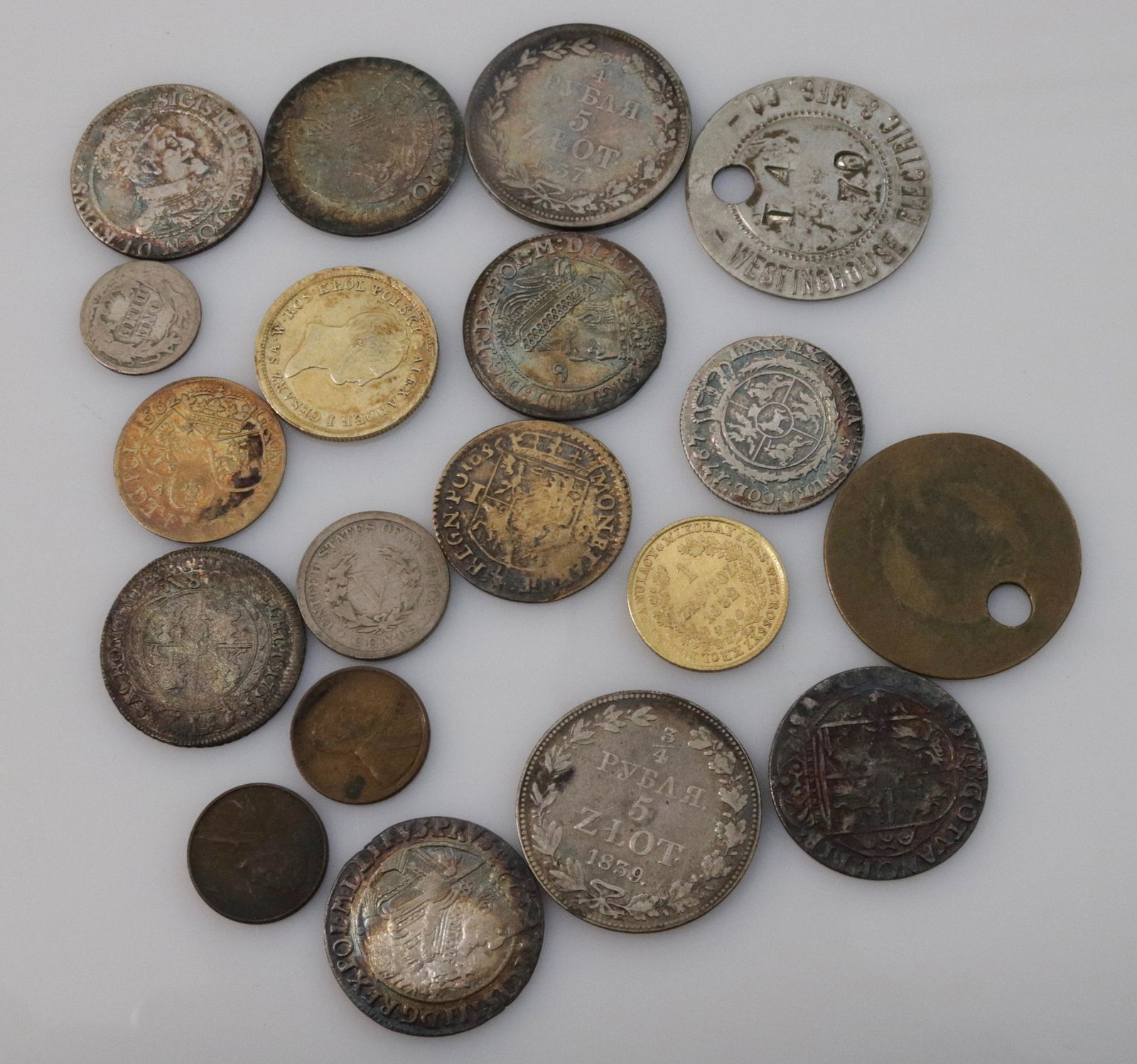 EARLY FOREIGN COIN LOT (1 of 2)