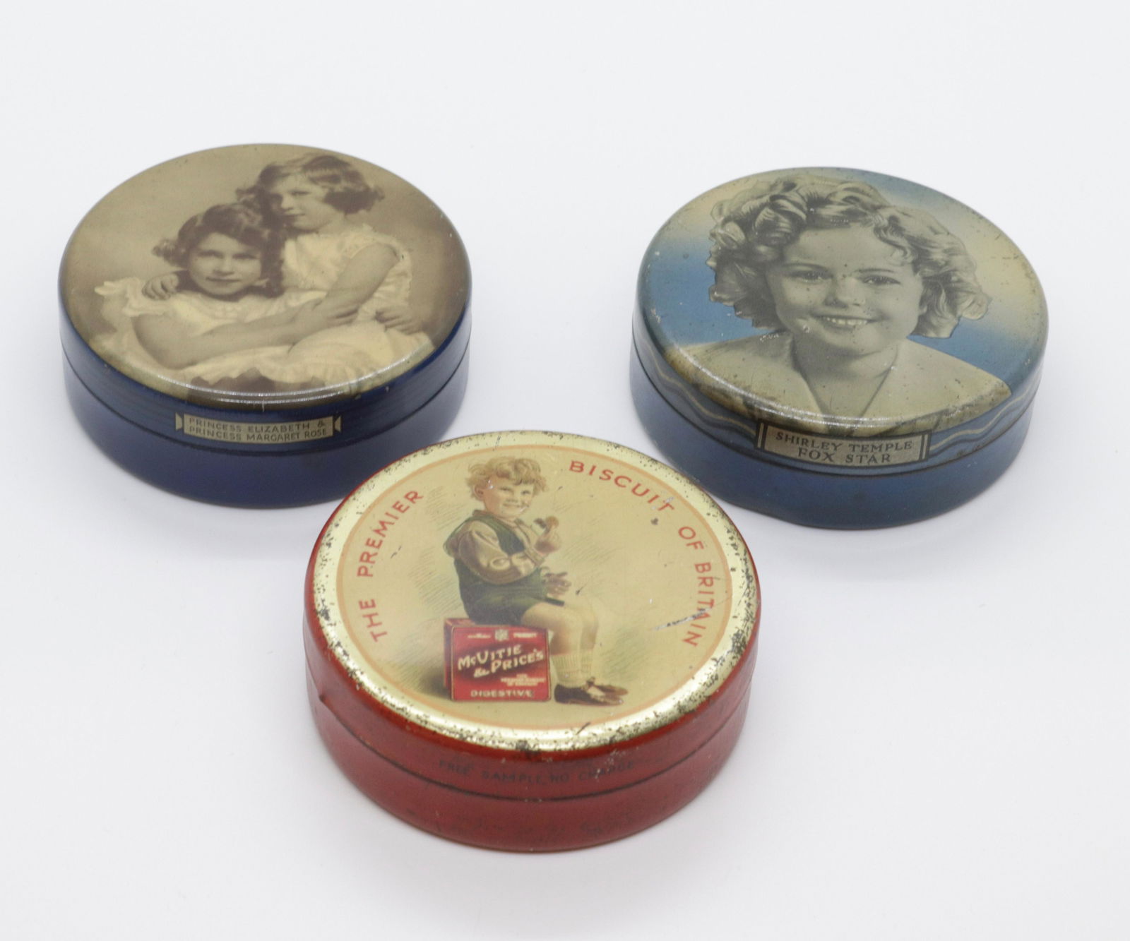 MINIATURE BISCUIT TIN LOT (1 of 4)