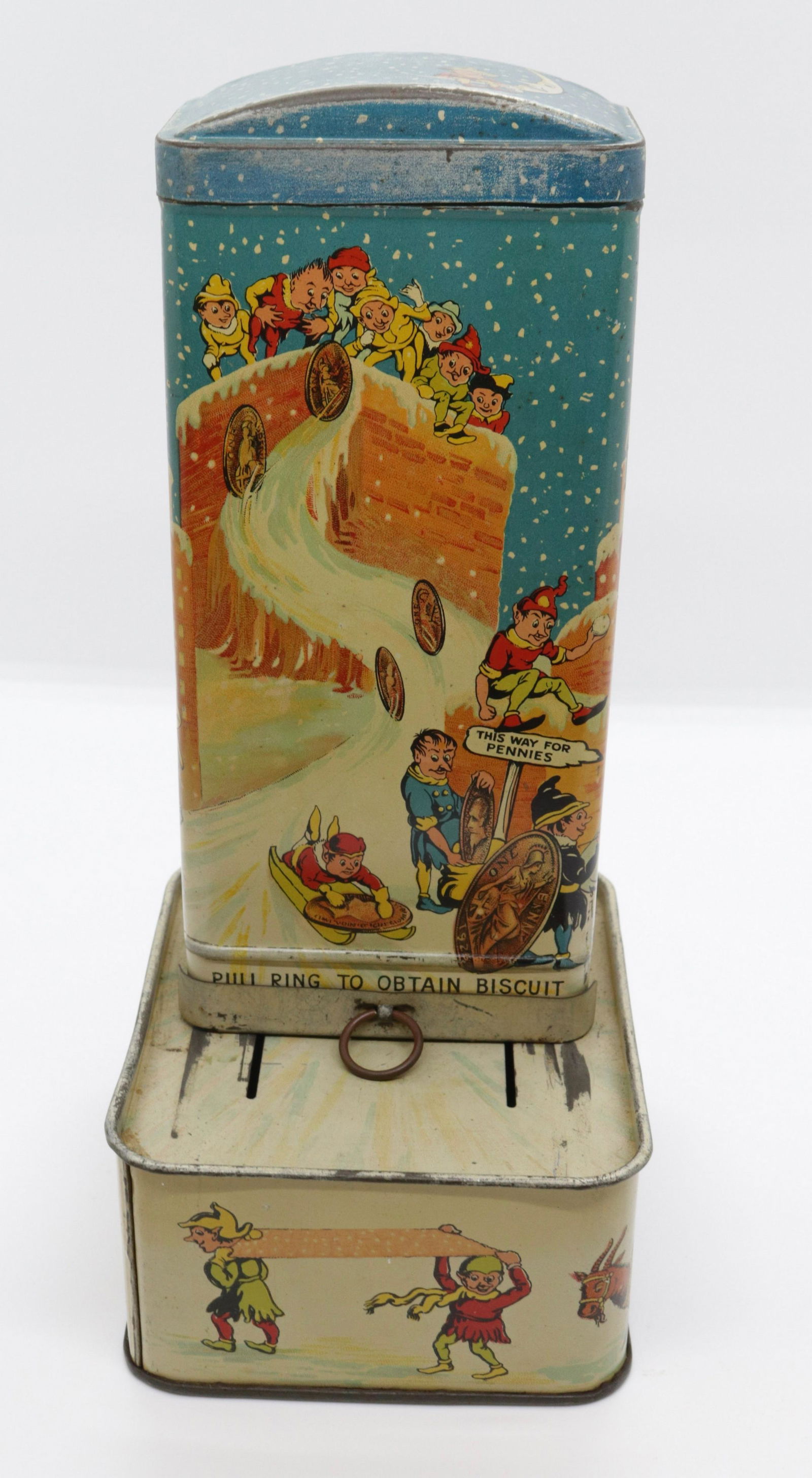 HUNTLEY & PALMERS "PENNY-IN-THE-SLOT-MACHINE" (1 of 7)