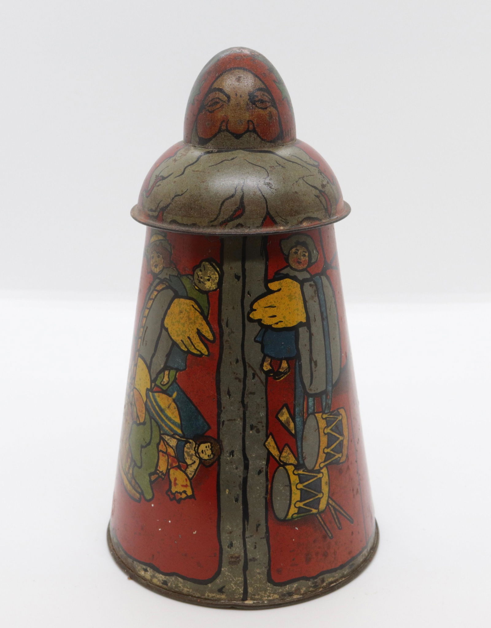 CARR & CO. "FATHER CHRISTMAS" BISCUIT TIN (1 of 5)