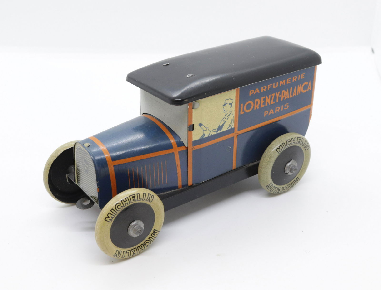 FRENCH TIN LITHO BISCUIT TIN (1 of 5)