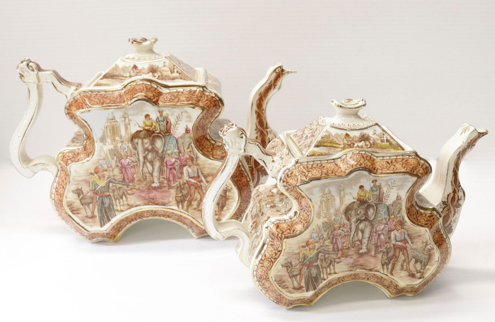 PR. OF BURGESS AND LEIGH MIDDLEPORT POTTERY TEA POTS (1 of 4)